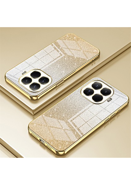 Xiaomi 15T Pro Kılıf Elektrokaplama Degrade Simli Tpu Telefon Kılıfı - Altın (Yurt Dışından) fiyatları