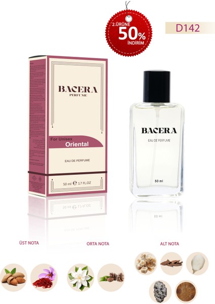 D142 Oriental Unisex Parfüm 50 ml