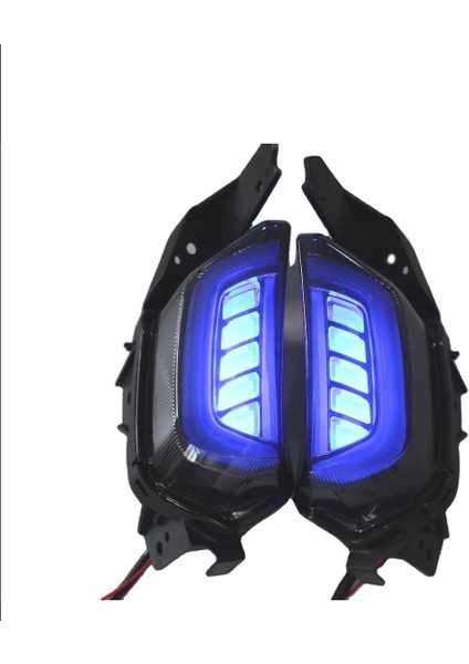 Jpa Motosiklet LED Dönüş Göstergesi Flaşör Lambası Dönüş Sinyal Işığı Tipi Cyber Yamaha indirimleri