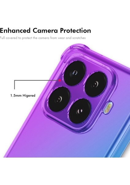Xiaomi 15T Pro Tpu Kılıf Enkay Kalınlaştırılmış Dört Köşeli Düşmeye Dalı Telefon Arka Kapağı - Pembe / Altın (Yurt Dışından) fırsatları