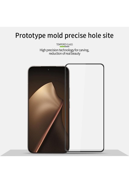 Xiaomi 15T Pro / Xiaomi 15T Temperli Cam Filmi Pınwuyo Patlamaya Dalı 9h 3D Tam Ekran Koruyucu - Siyah (Yurt Dışından) modelleri