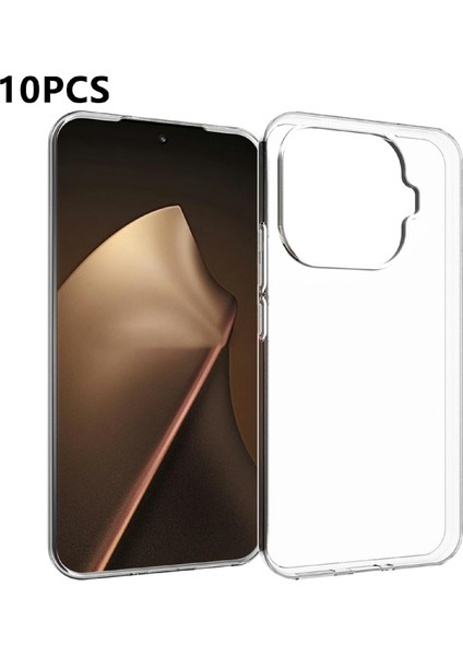 Xiaomi 15T Pro Kılıfı Filigransız Tpu Koruyucu Şeffaf Telefon Kılıfı Için 10 Adet / Paket (Yurt Dışından)
