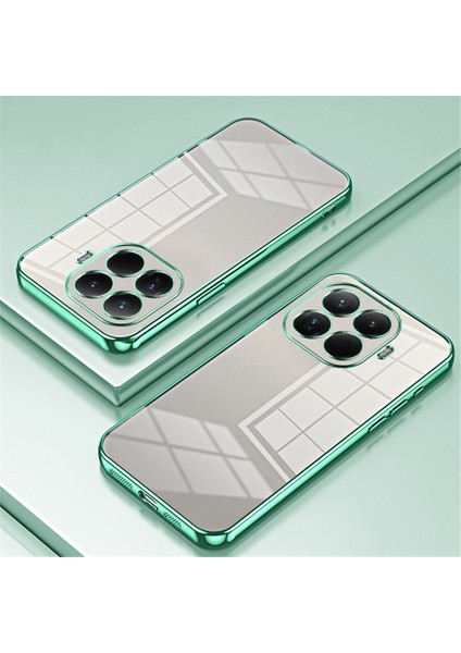 Xiaomi 15T Pro Kılıf Galvaniz Çerçeve Yumuşak Tpu Telefon Kılıfı - Yeşil (Yurt Dışından) indirimleri