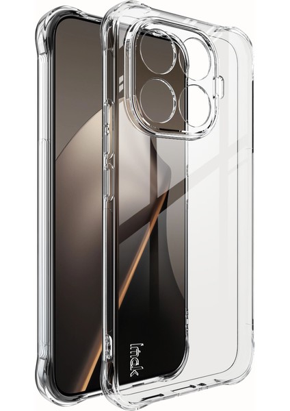 Imak Xiaomi 15T Pro Kılıfı Tpu Telefon Kılıfı Hava Yastığı Darbeye Dalı Koruma - Şeffaf (Yurt Dışından)