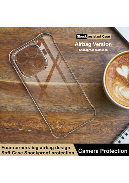 Imak Xiaomi 15T Pro Kılıfı Tpu Telefon Kılıfı Hava Yastığı Darbeye Dalı Koruma - Şeffaf (Yurt Dışından) fiyatları