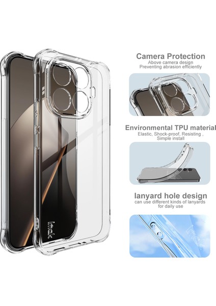 Imak Xiaomi 15T Pro Kılıfı Tpu Telefon Kılıfı Hava Yastığı Darbeye Dalı Koruma - Şeffaf (Yurt Dışından) fırsatları