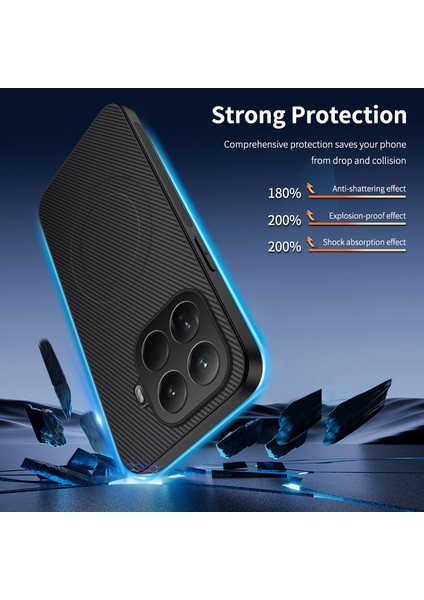 Xiaomi 15T Pro Kılıfı Için Magsafe Wanlonfeng Tq Serisi Karbon Fiber Dokulu Pc Tpu Telefon Kılıfı - Siyah (Yurt Dışından) fiyatları