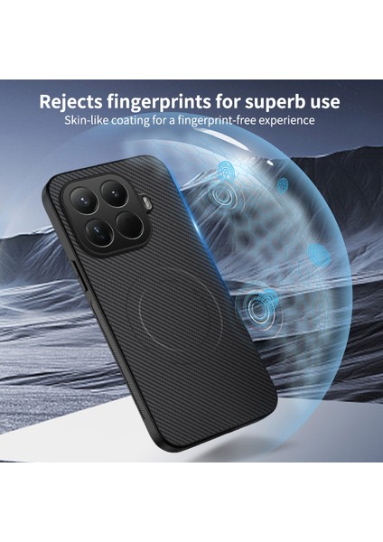 Xiaomi 15T Pro Kılıfı Için Magsafe Wanlonfeng Tq Serisi Karbon Fiber Dokulu Pc Tpu Telefon Kılıfı - Mor (Yurt Dışından) indirimleri