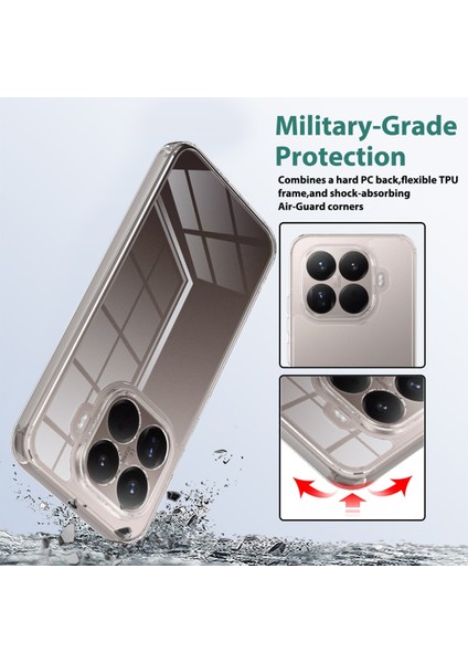 Xiaomi 15T Pro Şeffaf Telefon Kılıfı Tpu+Akrilik Darbeye Dalı Telefon Arka Kapağı - Şeffaf (Yurt Dışından) fırsatları