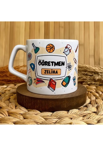 Kişiye Özel Lüks Kupa Öğretmen Eğitim Temalı