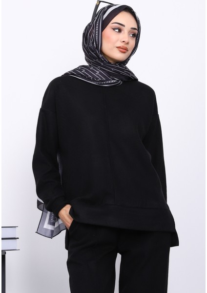 Siyah Üst ve Pantolonu Nervür Dikişli Selanik Takım fiyatları