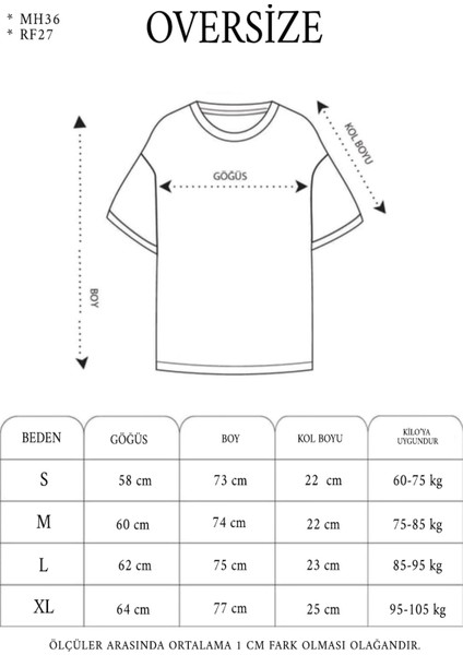 Unisex Bisiklet Yaka Baskılı Double Oversize T-Shirt - Beyaz -Vlmr modelleri