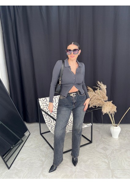 Likralı Palazzo Jean