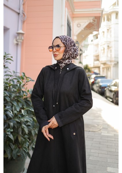 Melina Süet Kapüşonlu Kap – 422158 fiyatları