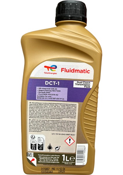 Fluidmatic Dct-1 1 Litre fiyatları