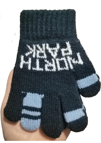 Erkek Çocuk Anaokulu Örme Eldiven 3-7 Yaş