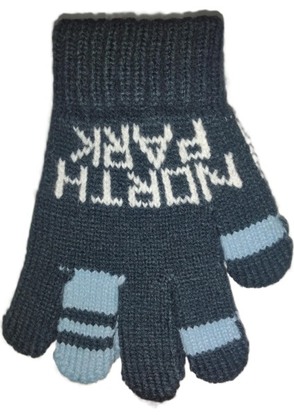 Erkek Çocuk Anaokulu Örme Eldiven 3-7 Yaş