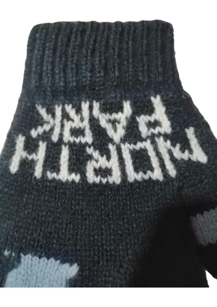 Erkek Çocuk Anaokulu Örme Eldiven 3-7 Yaş