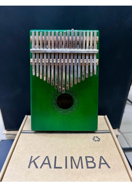 Yeşil Renk 17 Tuşlu Kalimba Kod 3692 fiyatları