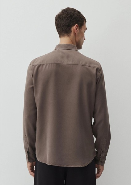 Erkek Uzun Kol Gömlek Major Brown 0210818-71550 modelleri