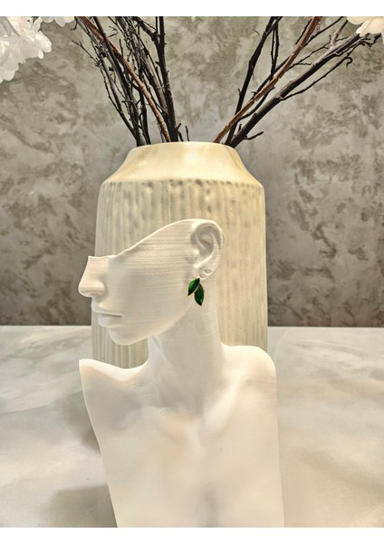 14K Altın Kaplama Yaprak Küpe indirimleri