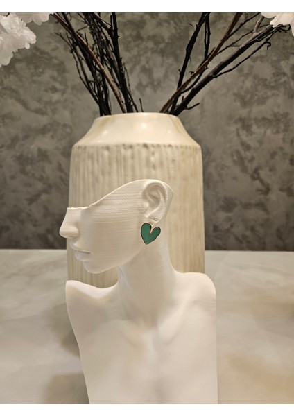 1 Çift Kalpli Küpe-18K Altın Kaplama fiyatları