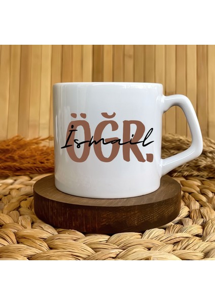 Kişiye Özel Lüks Kupa Öğretmen Temalı Kahverengi (Öğr.) fiyatları