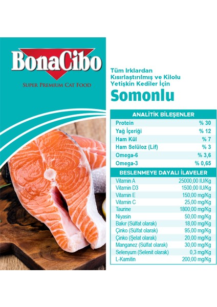 Adult Cat Sterilised Somonlu 2 kg modelleri