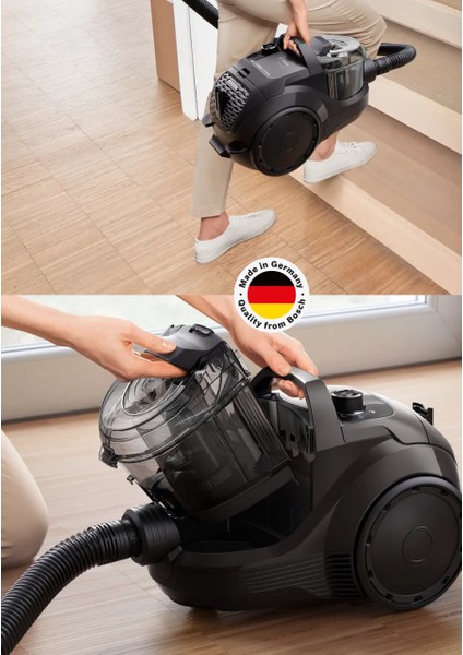 550W Hepa Filtreli 10 Yıl Motor Garantili Toz Torbasız Süpürge Serie 4 modelleri