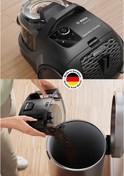 550W Hepa Filtreli 10 Yıl Motor Garantili Toz Torbasız Süpürge Serie 4 indirimleri