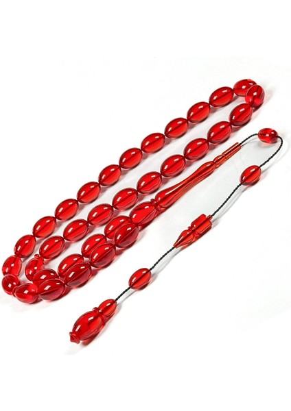 Üst Düzey Malzeme ve Işçilik Kırmızı Ateş Kehribar Tesbih modelleri