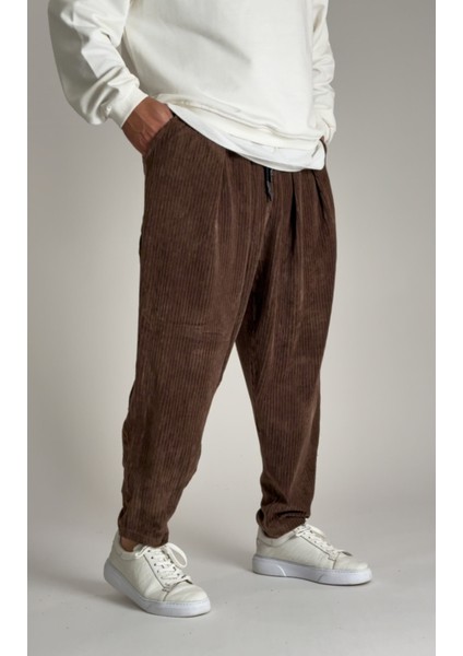 Pileli Kahve Erkek Yarım Şalvar COC2525 fiyatları