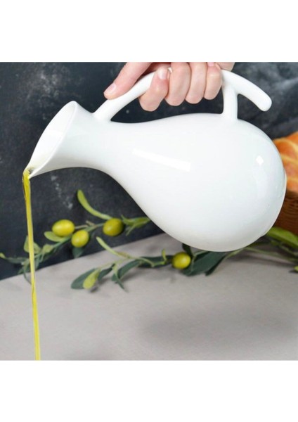 Fiona Bambu Kapaklı Porselen Yağlık 1000 ml fiyatları