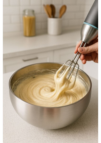 3'lü Paslanmaz Çelik Çift Çidarlı Karştırma Kabı 14-16-18 cm fırsatları