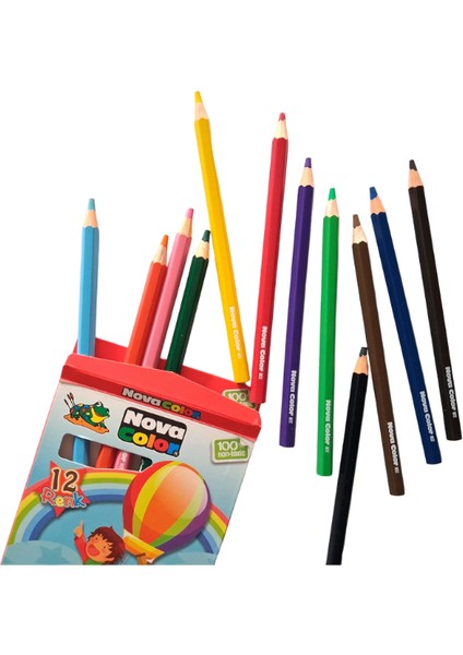 Nc-406 Kuruboya 12 Renk Uzun Tombul fiyatları