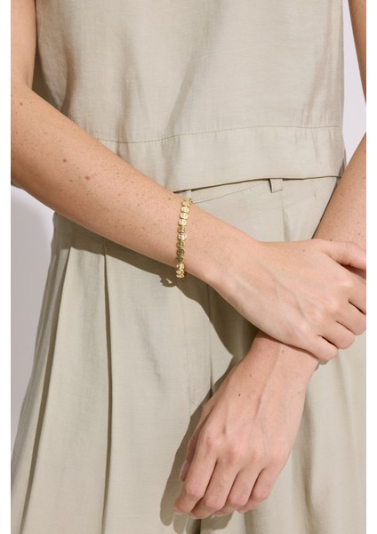 Yassı Toplu Tamtur Bileklik Gold fiyatları