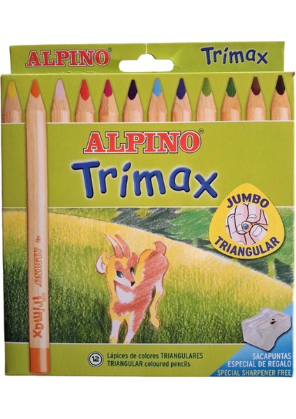 AL-113 Trimax Jumbo Kuru Boya Kalemi 12'li indirimleri