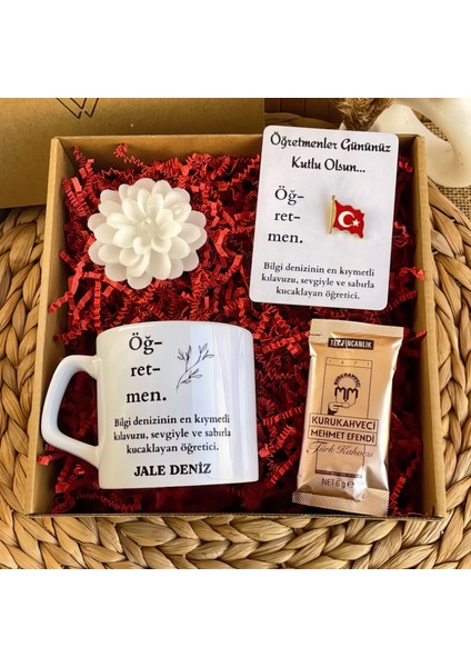 Zarif Öğretmenler Günü Hediye Kutusu