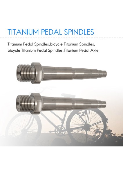 Speedplay Zero X1 X2'ye Uygun 2 Adet Bisiklet Titanyum Pedal Mili (Yurt Dışından) fırsatları