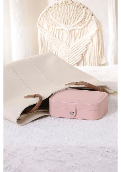 Bölmeli Takı Kutusu Pembe 16 x 11 x 6 cm fiyatları