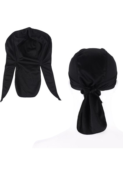 Hızlı Kuruyan Başörtüsü Saf Bisiklet Şapkası Yazlık Erkek Kapüşonlu Kafa Bandı Siyah (Yurt Dışından) modelleri