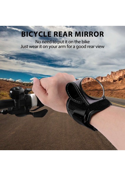 Geri Görüş Güvenliği Bisiklet Kolu Arka Aynası Arka Reflektör Bilek Aynası (Yurt Dışından) fiyatları