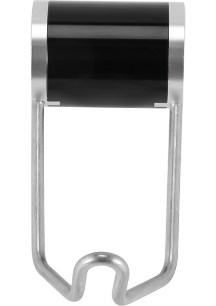 Süper Hafif Ön Işık Braketi Bisiklet Lambası Tutucu (Siyah Gümüş) (Yurt Dışından)