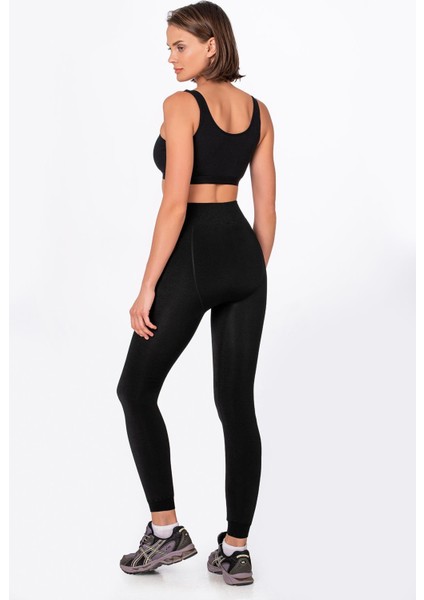 Kadın Termal Peluş Tayt | Siyah fiyatları