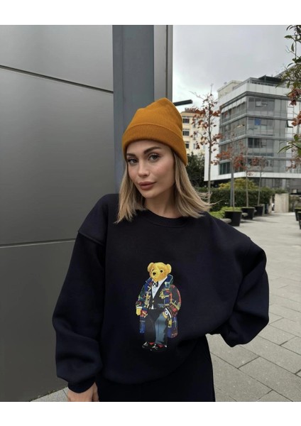 Bisiklet Yaka Üç Iplik Sweat Takım - Siyah -Vlmr fiyatları