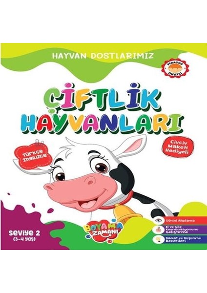 Hayvan Dostlarımız - Çiftlik Hayvanları Seviye 2 (3-4 Yaş)