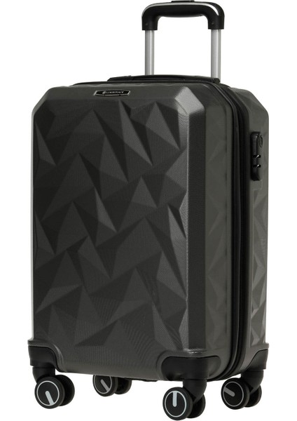 Hexagon -O Abs 5pr Antrasit Unisex Orta Boy Valiz fiyatları