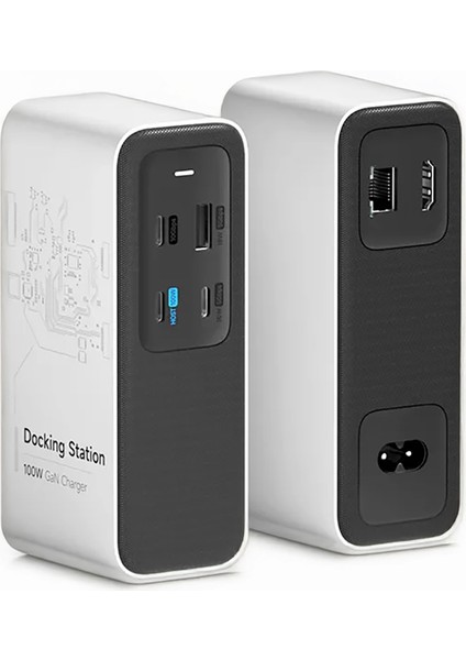 Hagibis 100W GaN Şarj Cihazı ve Docking Station