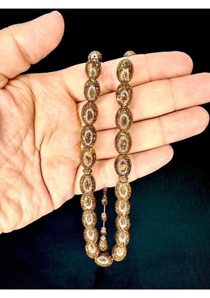 Tarçın Tesbih Beyzi Kesim Iri Boy Sistemli T-757