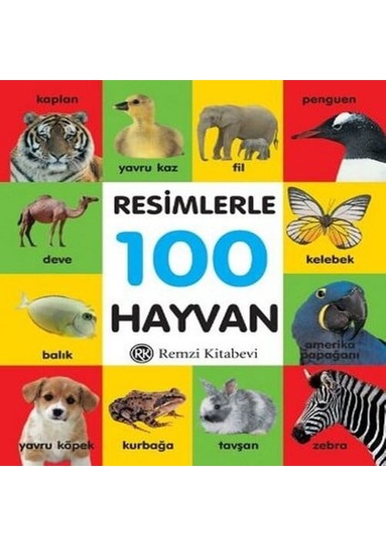 Lerle 100 Hayvan (Küçük Boy Ciltli)